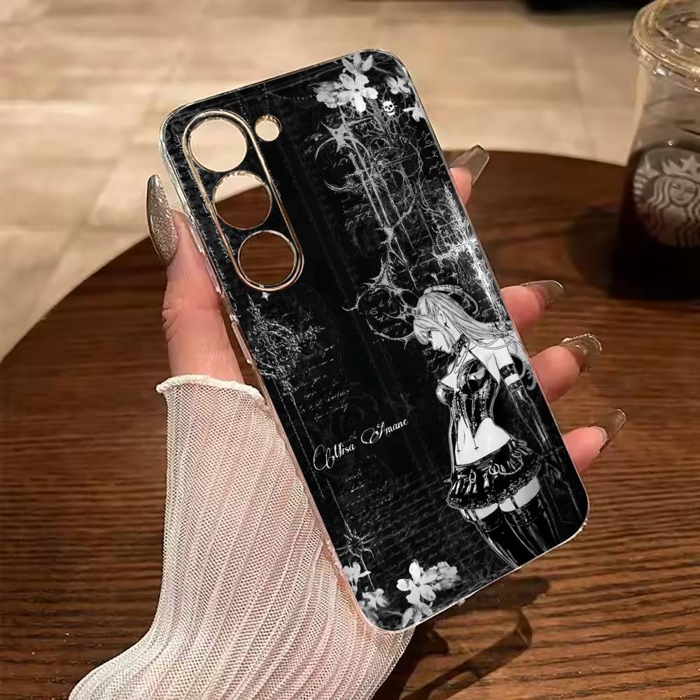 M-Misa- Death Note Phone Case For Samsung Galaxy A71,A70,A52,A51,A40,A30 Transparent Cover