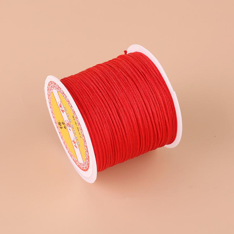 Boting Jade No. 72 0.8mm Nylon Thread for DIY Braided Cord Bracelet Weaving and Pendant Making.