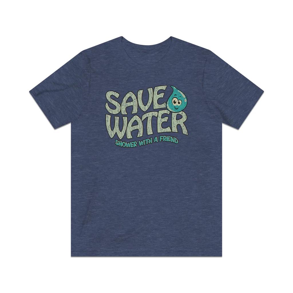 

Save Water... Shower With a Friend 1993 Vintage Men s T shirt 2XL