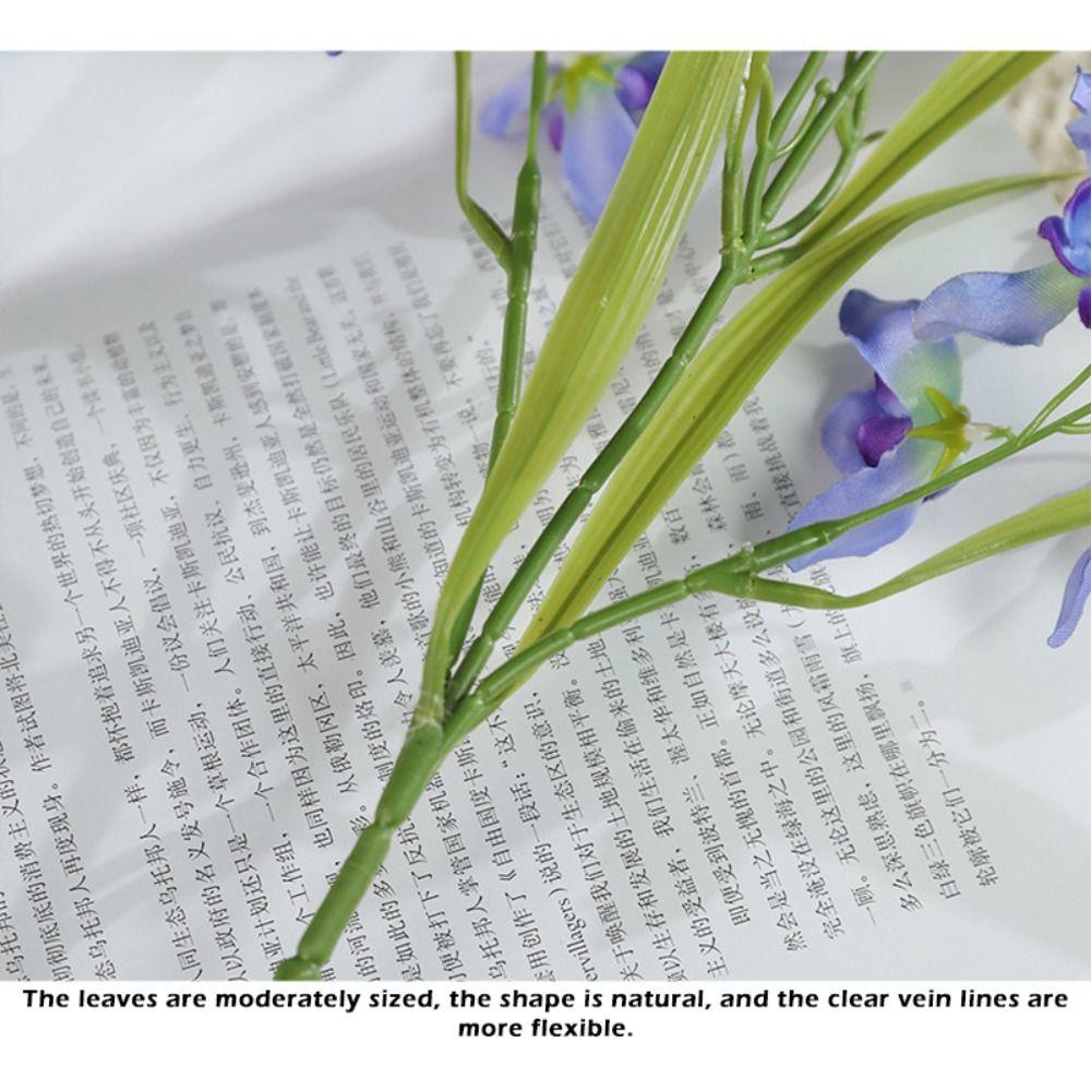 1pcs 50cm Flower Branches  Simulation Flowers Multi-functional Artificial Orchid  Photograph Props