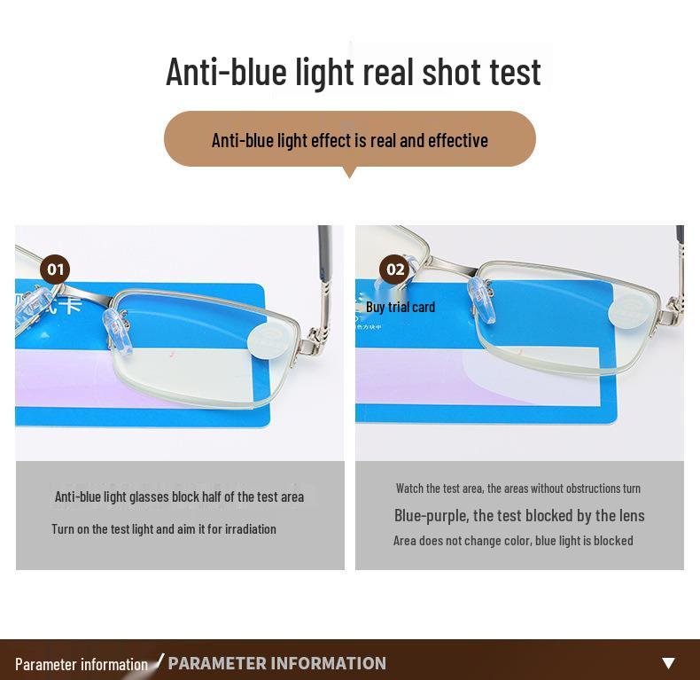 Chic Women's Metal Half-Frame Reading Glasses, HD Eye Protection, Blue Light Blocking, Unisex, Youthful Style