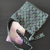 Niche Design 2024 New Retro Green Diamond-checked Corkwick Flannel Bag Women's Cross-body Shoulder Large Capacity
