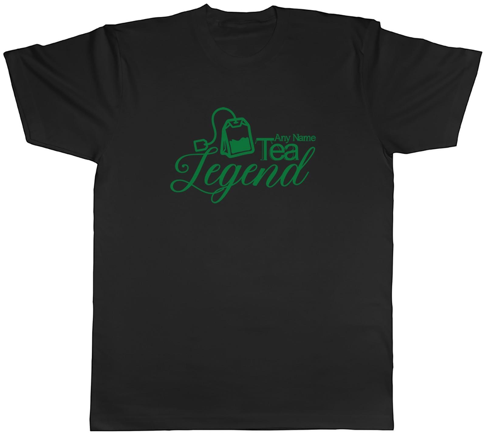 Personalised Any Name Tea Legend Cuppa Lover Mens T-Shirt Tee Gift Top XXL