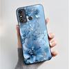 Case For ZTE Blade A53 BladeA53 Pro Casing Luxury Fashion Butterfly Flowers Black Soft TPU Silicone Protective Cover Phone Shell