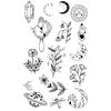Y2K Sexy Butterfly English Cross Finger Waist Belly Tattoo Sticker Holiday Party Decoration Sticker