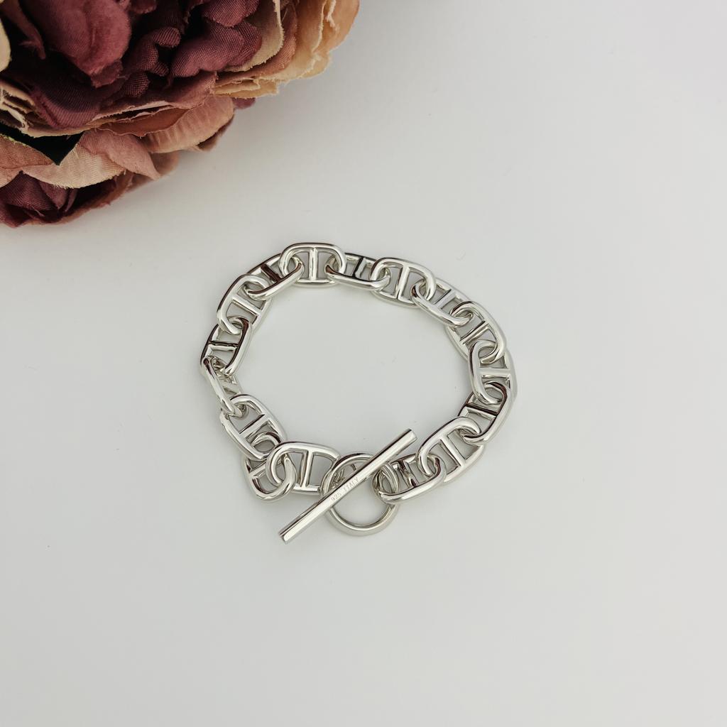 Silver Bracelet Without Stones (2102410)