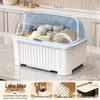 Lan Tuan Nordic Foldable Kitchen Dish Drying Rack & Storage Shelf