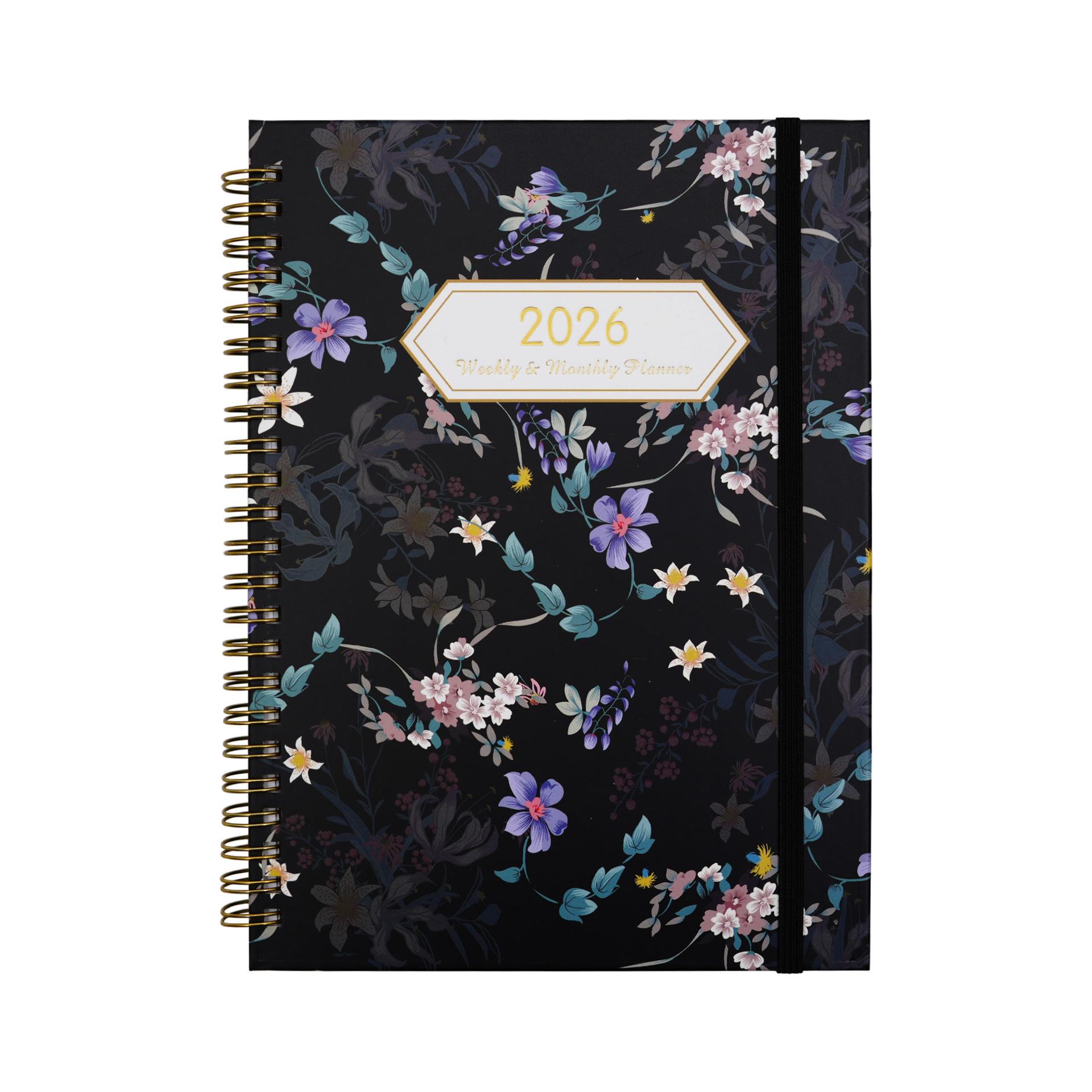 2026 Cross-border Weekly & Daily Planner Spiral Notebook