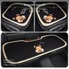 vehicle seat pad, 4Season Breathable, Cartoon, NonSlip, Universal Beige Single Pad