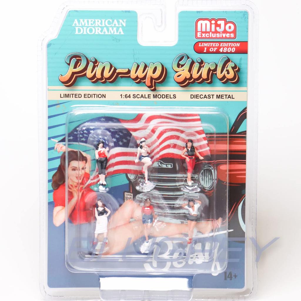 American Diorama Figure Girls 70s American Diorama Figure Girls Mijo Limited 1/64 Pin-Up Pin-Up [Used]