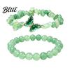 Elastic Bead Bracelet Natural Stone Butterfly for Women Healing Beaded