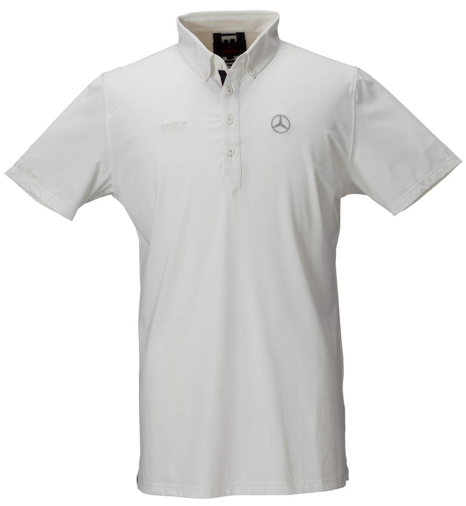Mercedes-Benz Collection Genuine Mercedes-Benz X BRIEFING MS Button-Down Polo Shirt, White, Size Small