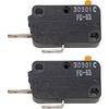 SZM-V16-FD-63 Switch OEM Mania - 2pk New OEM Produced for LG GE Starion Microwave Oven Door Micro Switch - Fits LG GE Starion 3405-001034 3405-000178