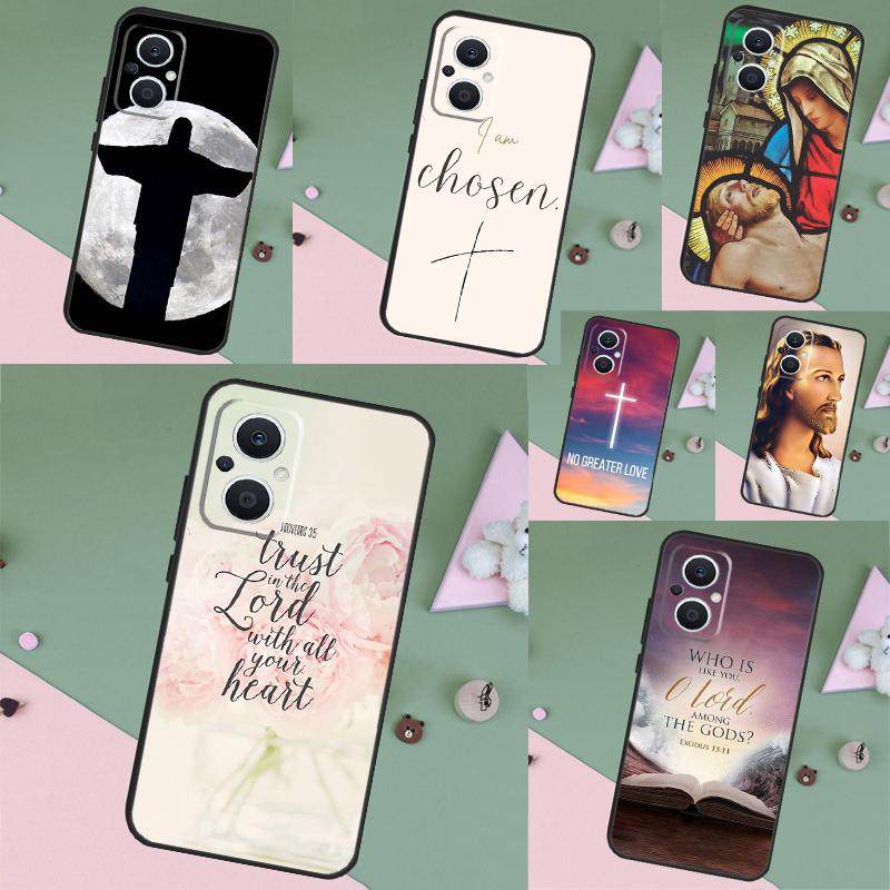Jesus Christ God Bless You Case For OPPO Reno 15 13 10 11 14 Pro 12 F 13F 14F 15F 7 8 Lite OPPO Find X9 X8 X5 Pro Cover