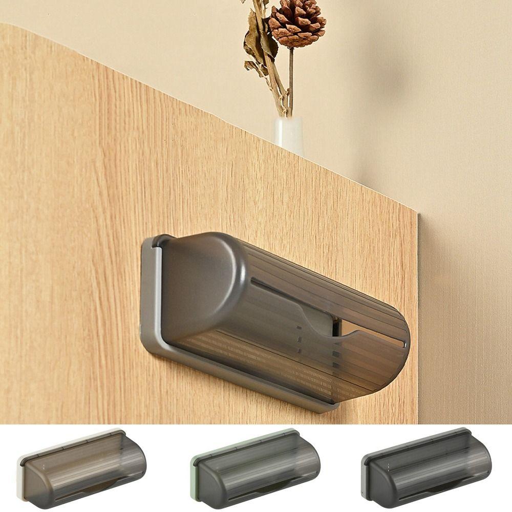 Wall Mounted Trash Bags Storage Box Plastic Grocery Bag Holder Garbage Bag Dispenser  Bathroom