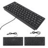 78 Key Ultra Slim Language Keyboard USB Wired Compact Keyboard with Ergonomic Button for Computer De
