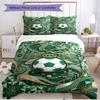 3pcs Duvet Cover Set (1*Duvet Cover + 2*Pillowcase, Without Core), Club Santos Laguna Print Soft All‑Season Bedding Set, Home Bedroom Decor Gift