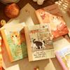 A7 Cute Cat Hardcover Pocket Notebook Vintage Illustration Mini Journal Kawaii Animal Small Notepad