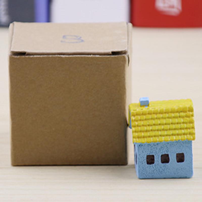 Piccola Casa Micro Paesaggio Decorazioni Accessori Resina Ornamenti per la Casa Villa
