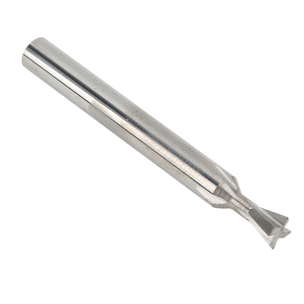 Dovetail End Mill Cutter High Hardness Alloy 5mm 4 Flutes Fast Drilling Milling Cutter for Industry