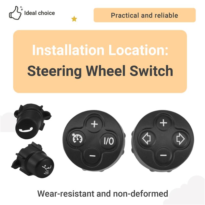 Cruise Control Switch Cover For Car Steering Wheel Push Button For MINI Cooper R55 R56 R57 R58 R59 R60