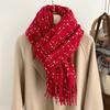 New Women'S Scarf Winter Birthday Gift Imitation Cashmere Neck Thickened Warm And Cold Proof Fashion