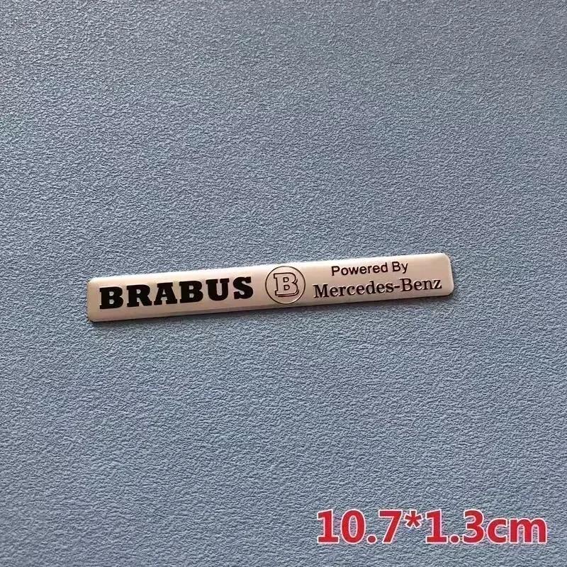 For Mercedes Benz AMG Brabus Maybach Smart W204 GLC CLA GLK W205 W203 W206 W108 W124 W126 Aluminum Car Badge Sticker Accessories po1