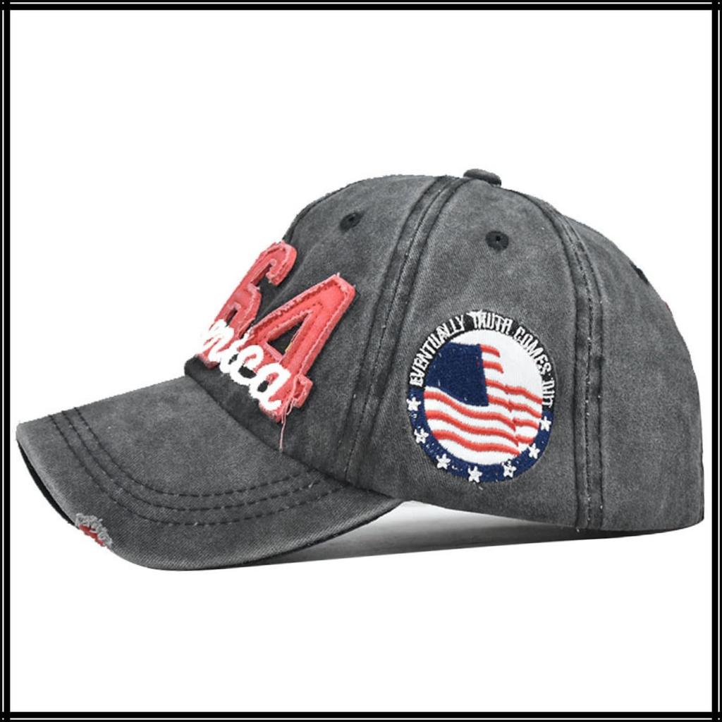 Baseball CZA430 [White Fang] Hat, Cap, Cap, Casual, Logo, Embroidery, Outdoor, Sports, Men's, Women's, (Black)