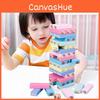 Wooden Toy Stacking Cartoon Animals Printing Kids Educational Interactive Game