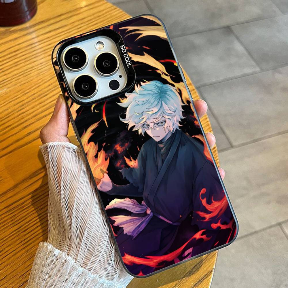 Hell-S G-Gabimaru P-P-ParadisES Phone Case For iPhone 16 17 15 14 12 13 Pro Max Black Candy Matte Shockproof Cover