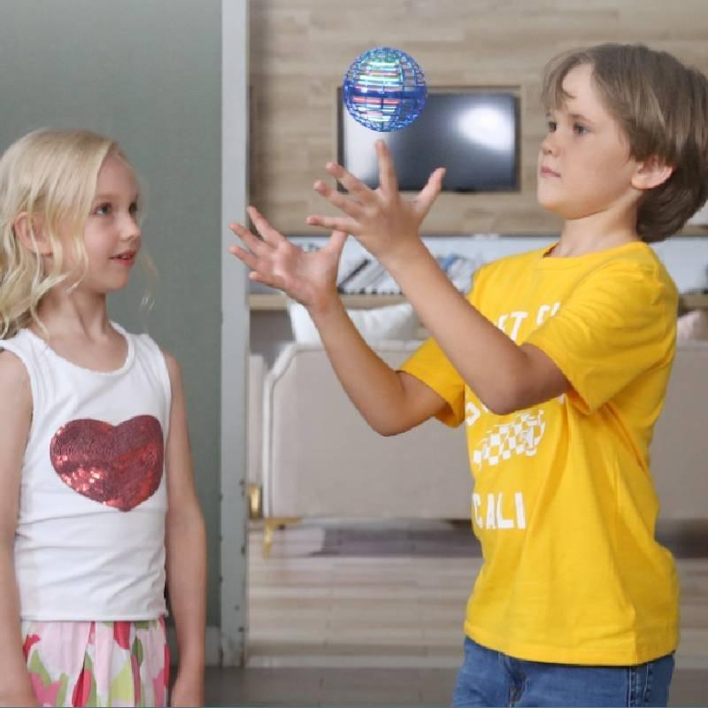 Ufo Magic Floating Ball Abs Material Usb Powered Spin Control Electric Blue Water Drop Edition