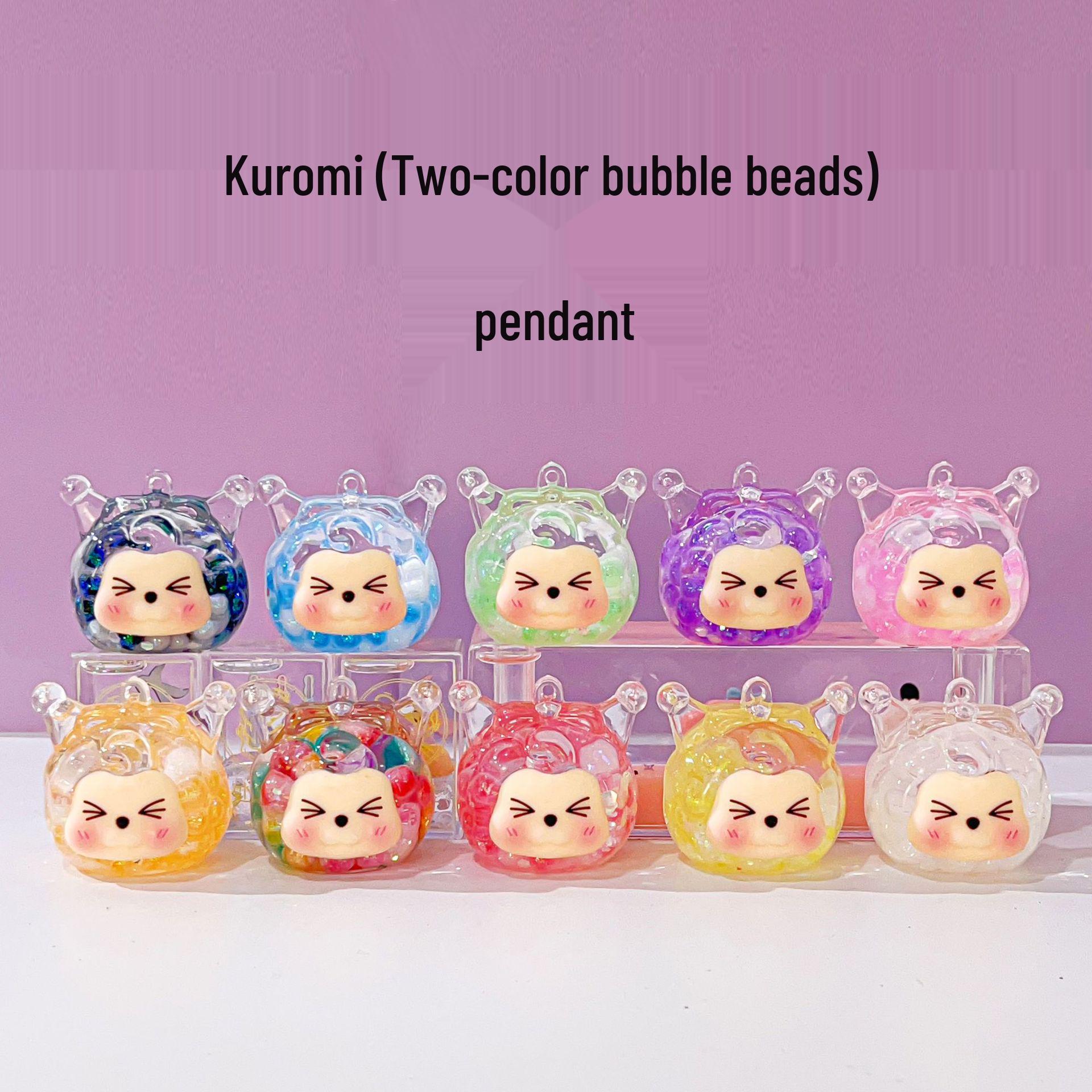 

Kuromi Acrylic Sand Keychain Pendant for Backpacks