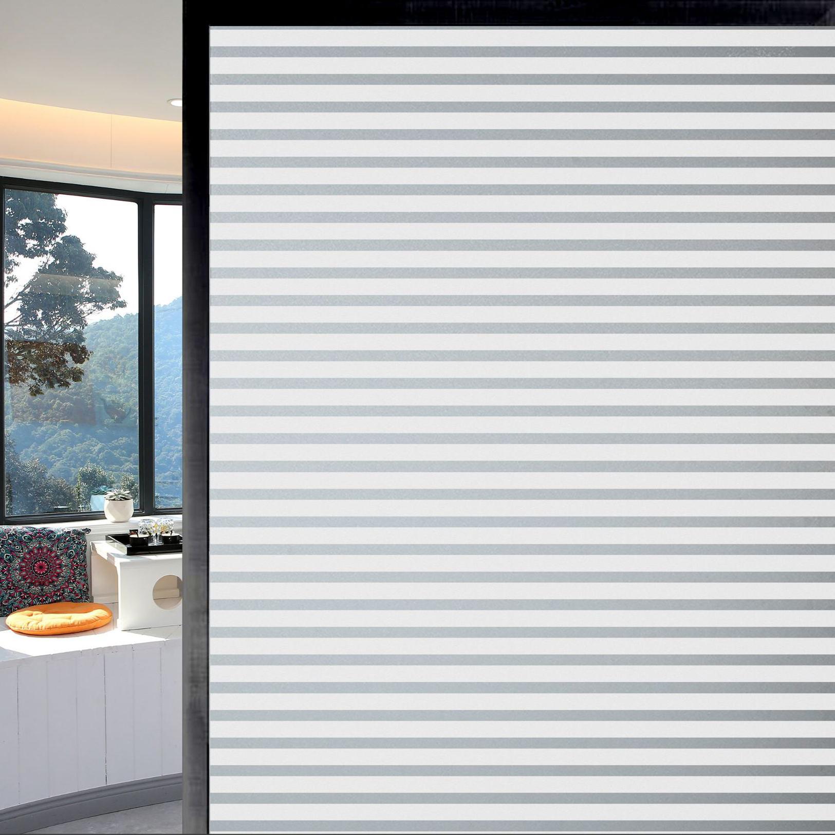 

BUNPIG Window Privacy Film Матовая самоклеящаяся виниловая пленка для стекла Терморегулирующая матовая наклейка на окно для изоляции дома 90X300 CM