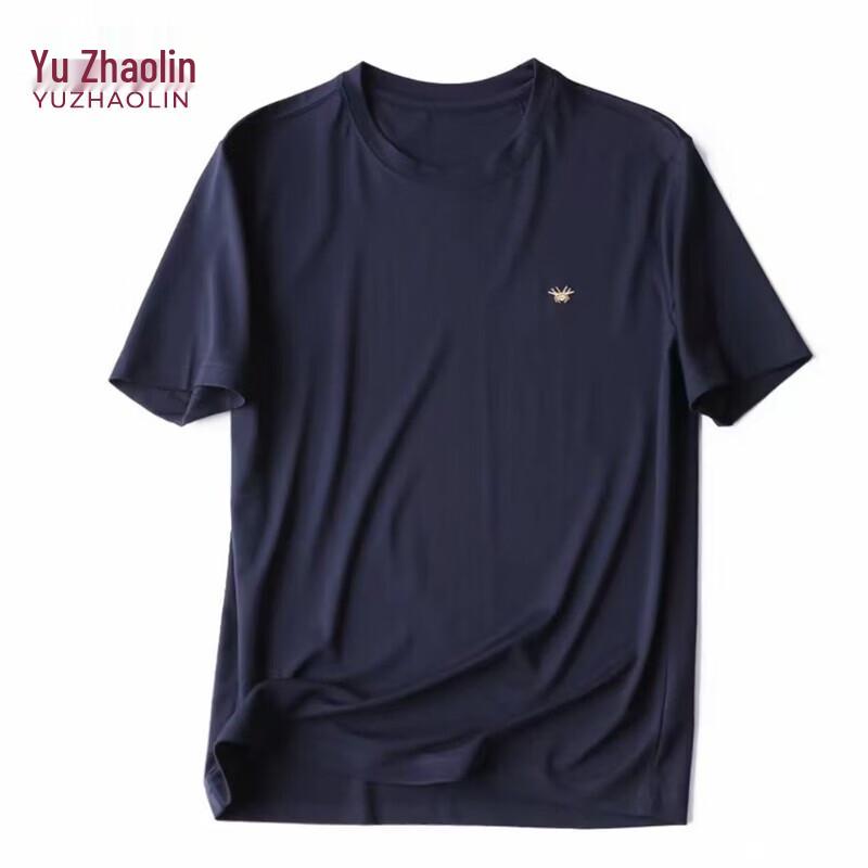 

YUZHAOLIN Men s Embroidered Bee Short Sleeve T-Shirt S