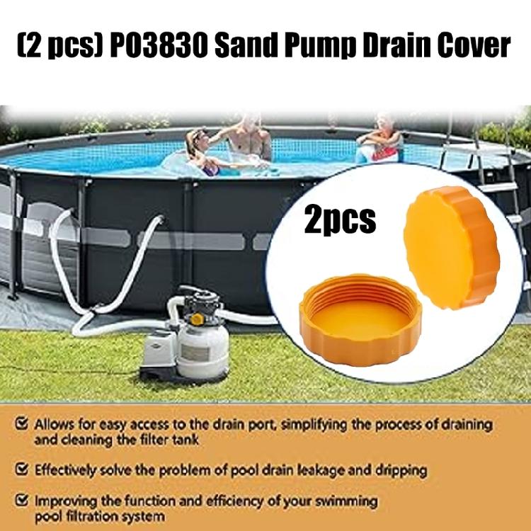 Lemon PVC Sand Fan Drain Canopies 2 Pack Permanent Outdoor Use Stream Optimization Pool Maintenance