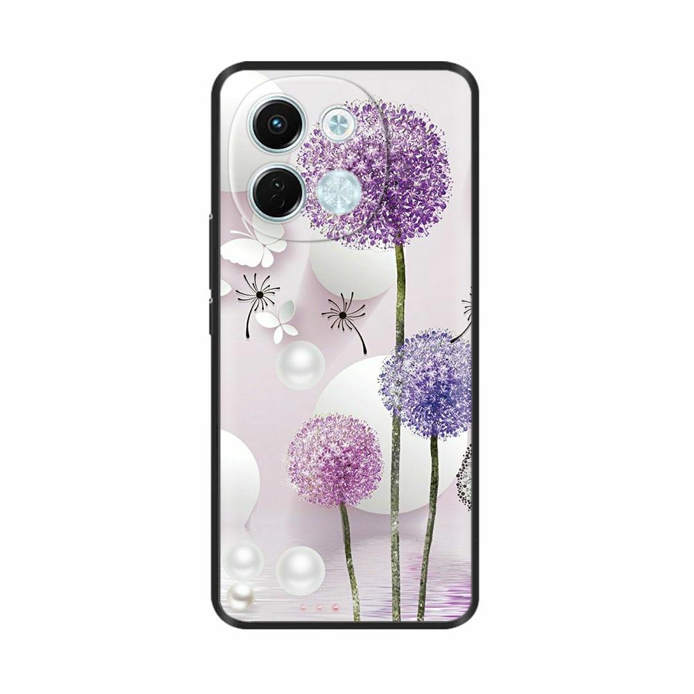 For Tecno Pova 6 Neo 5G Case Cute Flowers Phone Housing Soft Slim TPU Silicone Cover For Tecno Pova6 Pro Pova 6Neo 4G 5G Shells