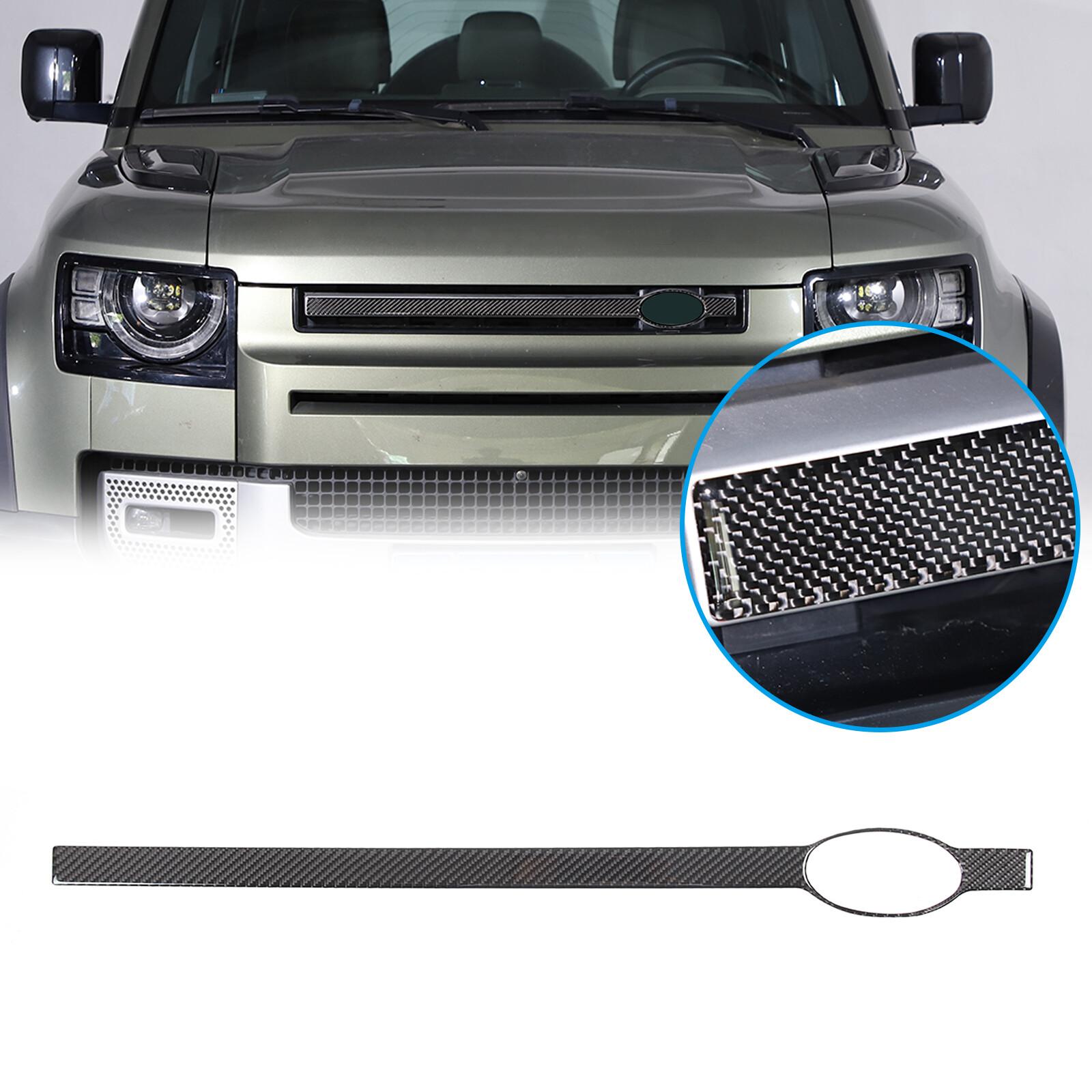 Carbon Fiber Front Grille Trim Strips for Land Rover Defender 90 110 -23
