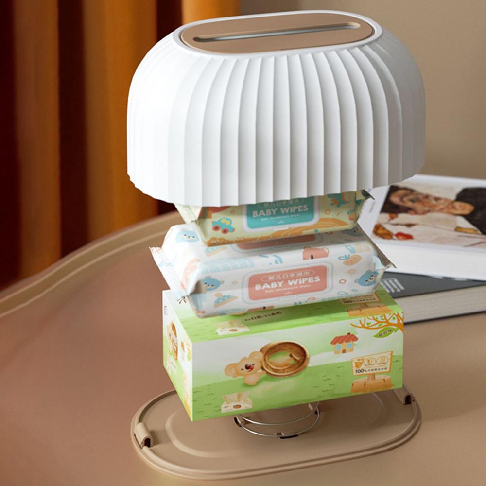 1 Piece Of Household Extraction Paper Box, With Spring, High Appearance Level, Light Luxury, Living Room, Desktop, Tissue Box