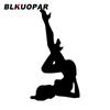 BLKUOPAR Inverted Position Sexy Girl Car Stickers Beautiful Women Decal Sunscreen Die Cut Helmet Surfboard Car Styling
