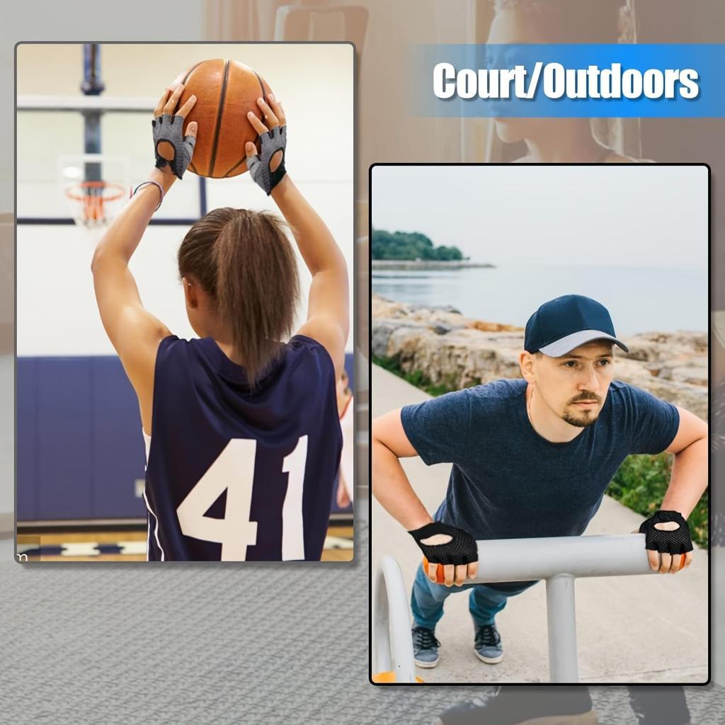 Sport Gloves Breathable Non-slip Cycling Fingerless Fishing Gloves Gym Fitness Weight Lifting Yoga Women Men Workout Gloves