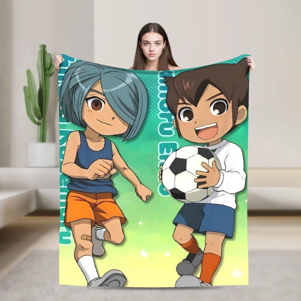 Inazuma Eleven Axel Blaz Gouenji  Blanket  Picnic Flannel Throw Blanket For Couch Bed Super Soft Design Quality Bedspread Gift