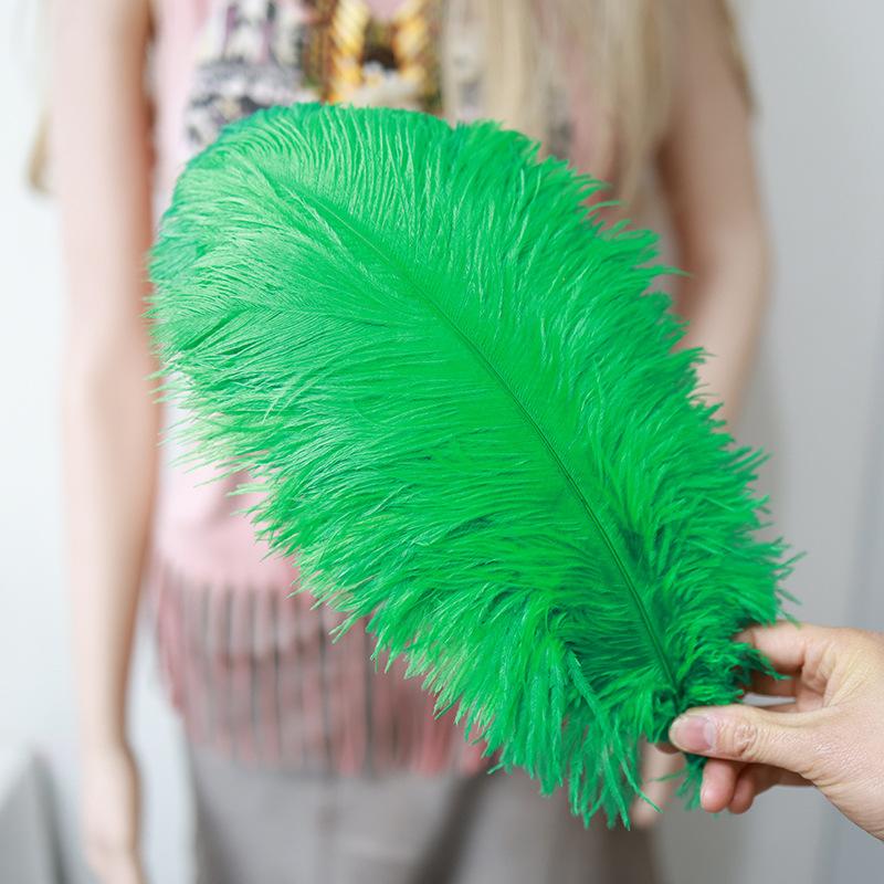 Ostrich Feathers 30-35Cm Wedding Road Guide Table Flower Ornament Ostrich Hair Decorative Clothing Accessories Diy