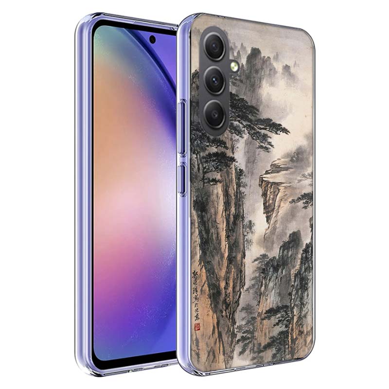 

Chinese Style ink Painting Art Phone Case for Samsung A17 A37 A57 A07 A16 A26 A36 A56 A06 A02S A12 A22 A32 A52S A04S A14 A24 A34 Samsung A23