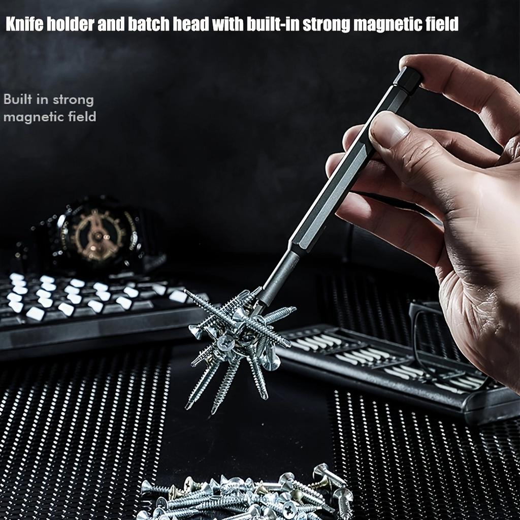 52 In 1 Small Screwdriver Set, Premium Magnetic Mini Repair Tool Kit Professional for Watch Phone Eyeglass Electronic and More