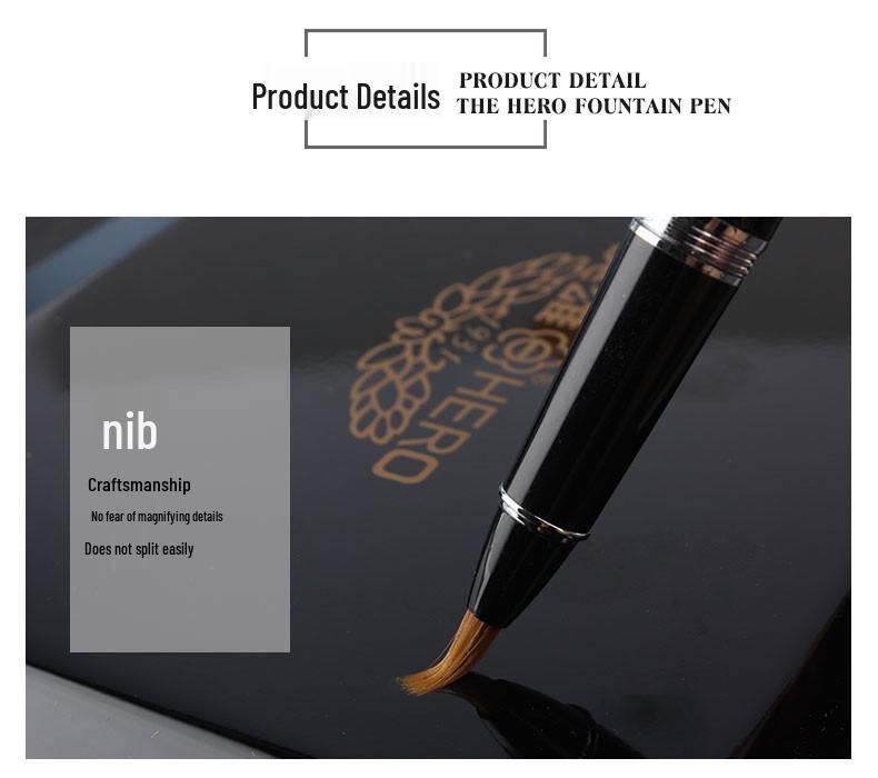 Hero Weichborstenstift H639: Kalligraphie-Pinselstift für Schüler & Übung des Normalschriften