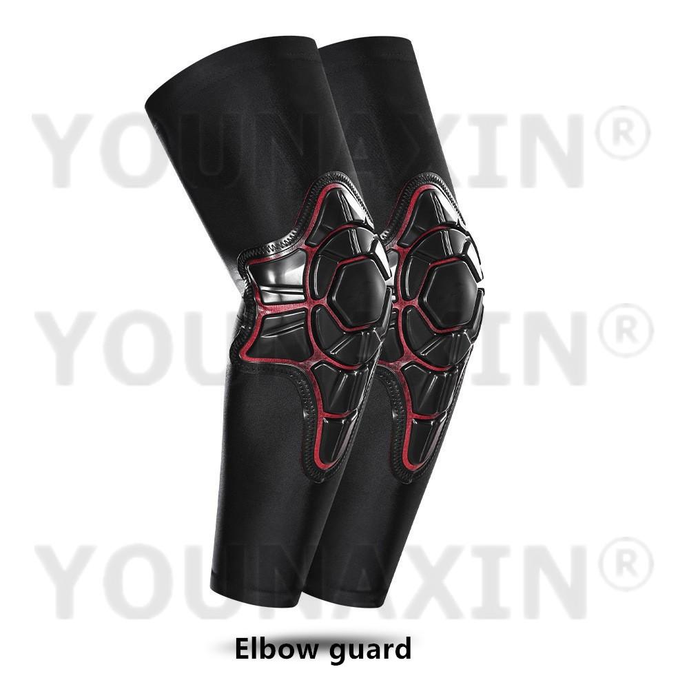 

1 пара унисекс баскетбольный нарукавник-защита для рук, бандаж, футбол, бейсбол, внедорожный мотоцикл, велоспорт, спортивная поддержка, налокотник, наколенники XL чёрный