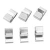 25PCS Trailer Wiring Clips Double Sided Clamp Design Stainless Steel Trailer Frame Wire Clips for Kayak Sailboat