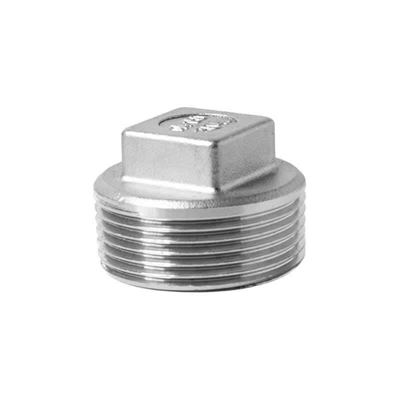 Weiruijia Stainless Steel Square Head External Thread Pipe Plug