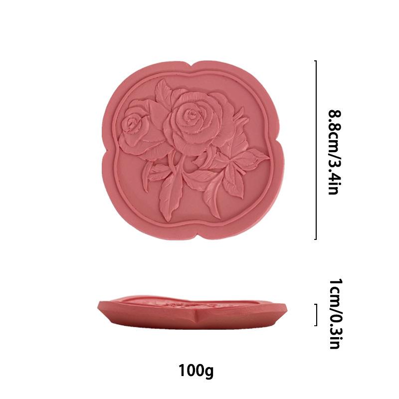 Creative Embossed Flower Shaped Resin Tray Jewelry Dish for Elegant Women Rings Earrings Necklace Bracelet Storage Trinket Dish