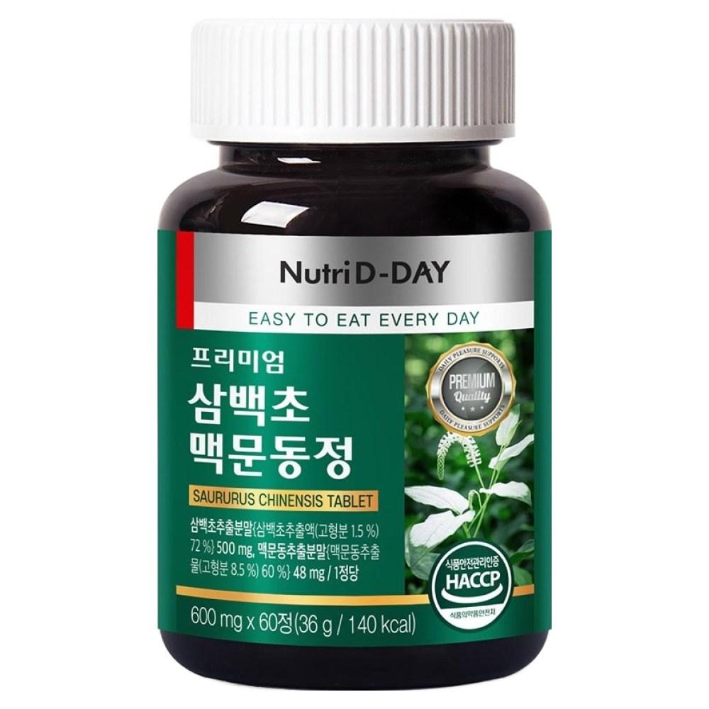 NutriDDay Premium Sambeakcho Maekmundong Tablets 36g 60 Tablets 1 pcs